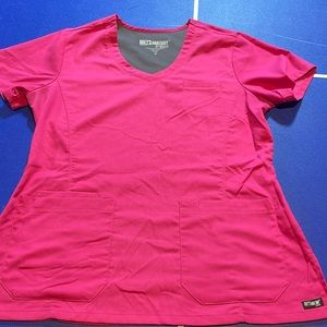 Medium Grey’s Anatomy scrub too and pants medium